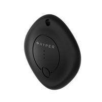 black hyper universal locator close up side angle