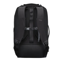 Targus black laptop backpack back