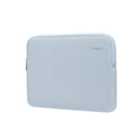 Light blue laptop sleeve with 'Targus' branding on a white background