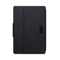 Black tablet case on a white background