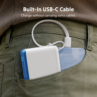 HyperJuice Flex 10K 30W Power Bank - Blue