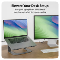 HyperSpace® Ergonomic Laptop Stand - Space Grey