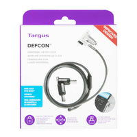 Targus Cable Locks DEFCON™ Ultimate Universal Keyed Cable Lock with Slimline Adaptable Lock Head ASP95GL 5051794035643