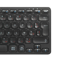 Targus Keyboards Compact Multi-Device Bluetooth® Antimicrobial Keyboard (FR) AKB862FR 5063194002194