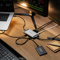 USB4 Dual Video Mobile Dock with 140W EPR Pass-Thru