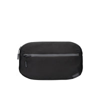 Targus laptop briefcase black on white background front with zipper