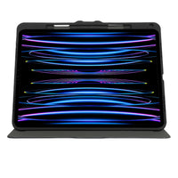 targus versavu lim ipad case with device in case on white background