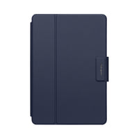 blue tablet case on white background