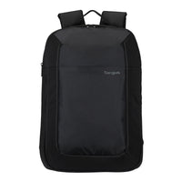 Black Targus backpack on a white background