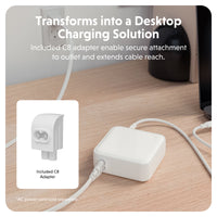 HyperJuice® 100W USB-C GaN Travel Charger - White