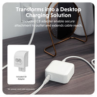 HyperJuice® 70W USB-C GaN Travel Charger - White