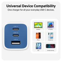 HyperJuice Flex 65W GaN Charger - Blue (EU)