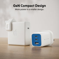 HyperJuice Flex 65W GaN Charger - Blue (UK)