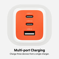 HyperJuice Flex 65W GaN Charger - Orange (EU)