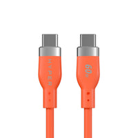 HyperJuice Flex USB-C Silicone Charging Cable - Orange
