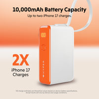 HyperJuice Flex 10K 30W Power Bank - Orange