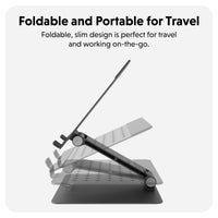 HyperSpace™ Ergonomic Adjustable Laptop Stand - Space Grey