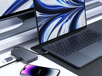 Hyper® HyperDrive Dual 4K HDMI 10-en-1 USB-C Hub M1/M2/M3 MacBooks - Plata  - Targus España