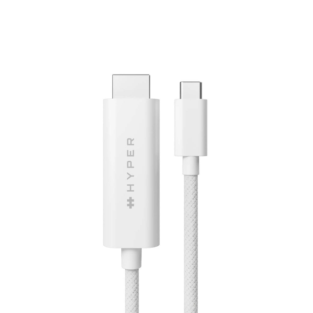 Hyper Adapter Hyper® HyperDrive USB-C to HDMI 4K60Hz Cable - White