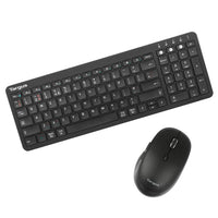 Targus Antimicrobial Universal Midsize Bluetooth Keyboard (UK) and Midsize Comfort Multi-Device Antimicrobial Wireless Mouse Bundle