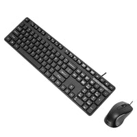 Targus Full-size USB Wired Antimicrobial Keyboard (UK) and Full-Size Optical Antimicrobial Wired Mouse