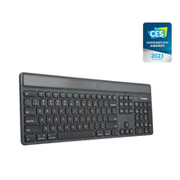 Targus Keyboards Sustainable Energy Harvesting EcoSmart™ Keyboard (UK) AKB868UK 5051794042788