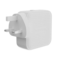 Targus Power Adapters Hyper® HyperJuice® 70W USB-C GaN Travel Charger (3C+1A) - White