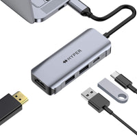 Hyper USB Hubs HyperDrive 4-in-1 USB-C Hub