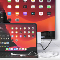 Hyper USB Hubs HyperDrive 4-in-1 USB-C Hub for iPad Pro/Air - Silver HD319E-SILVER 6941921145859