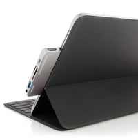 Hyper USB Hubs HyperDrive 6-in-1 USB-C Hub for iPad Pro/Air - Silver HD319B-SILVER 6941921145835