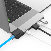 Hyper USB Hubs HyperDrive NET 6-in-2 USB-C Hub - Silver GN28N-SILVER 6941921145132