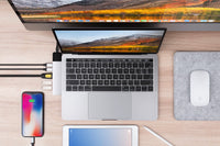 Hyper USB Hubs HyperDrive NET 6-in-2 USB-C Hub - Silver GN28N-SILVER 6941921145132