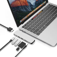Hyper USB Hubs HyperDrive SOLO 7-in-1 USB-C Hub - Silver GN21D-SILVER 6941921144975
