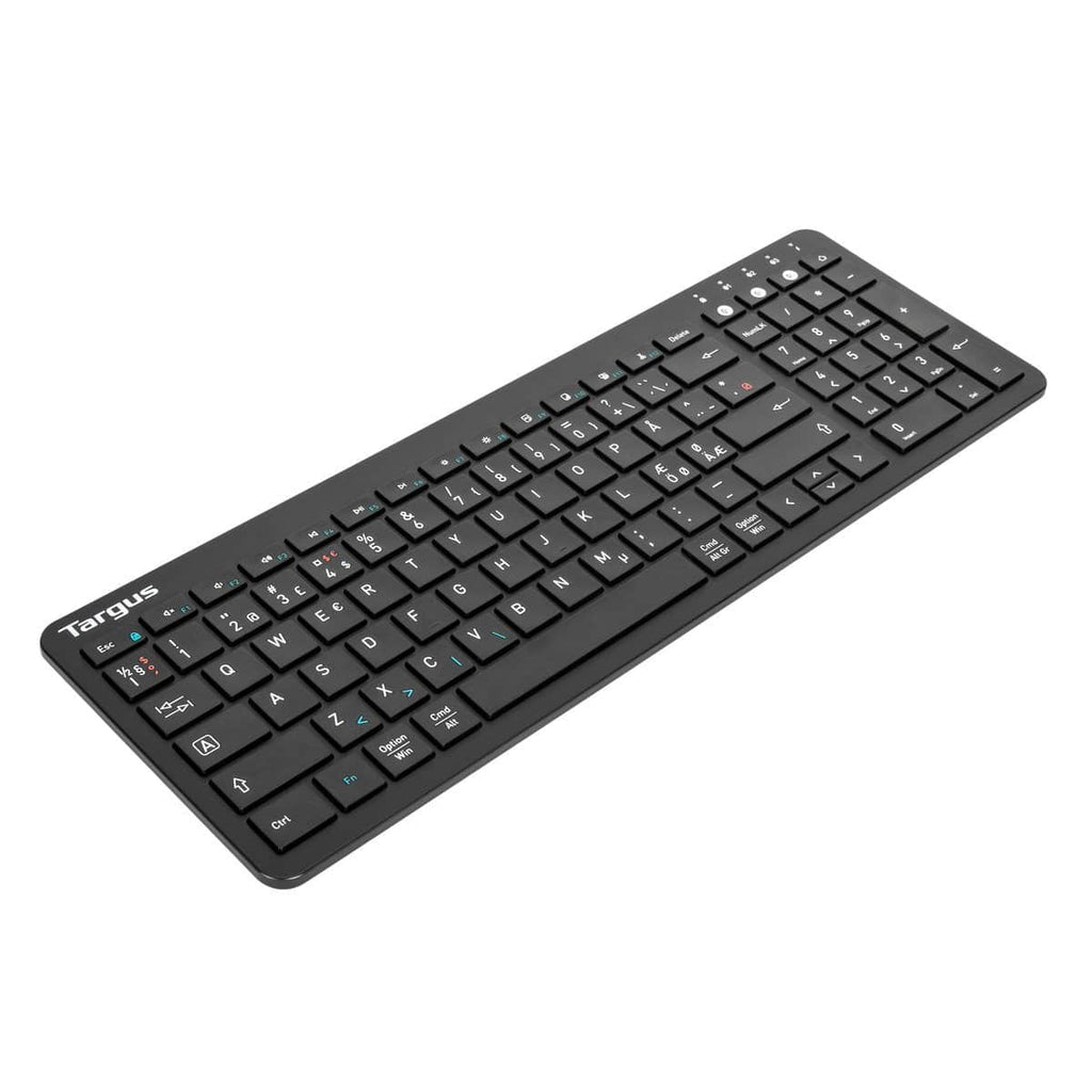 Targus Keyboards Antimicrobial Universal Midsize Bluetooth Keyboard (Nordic) AKB863NO 5051794034189