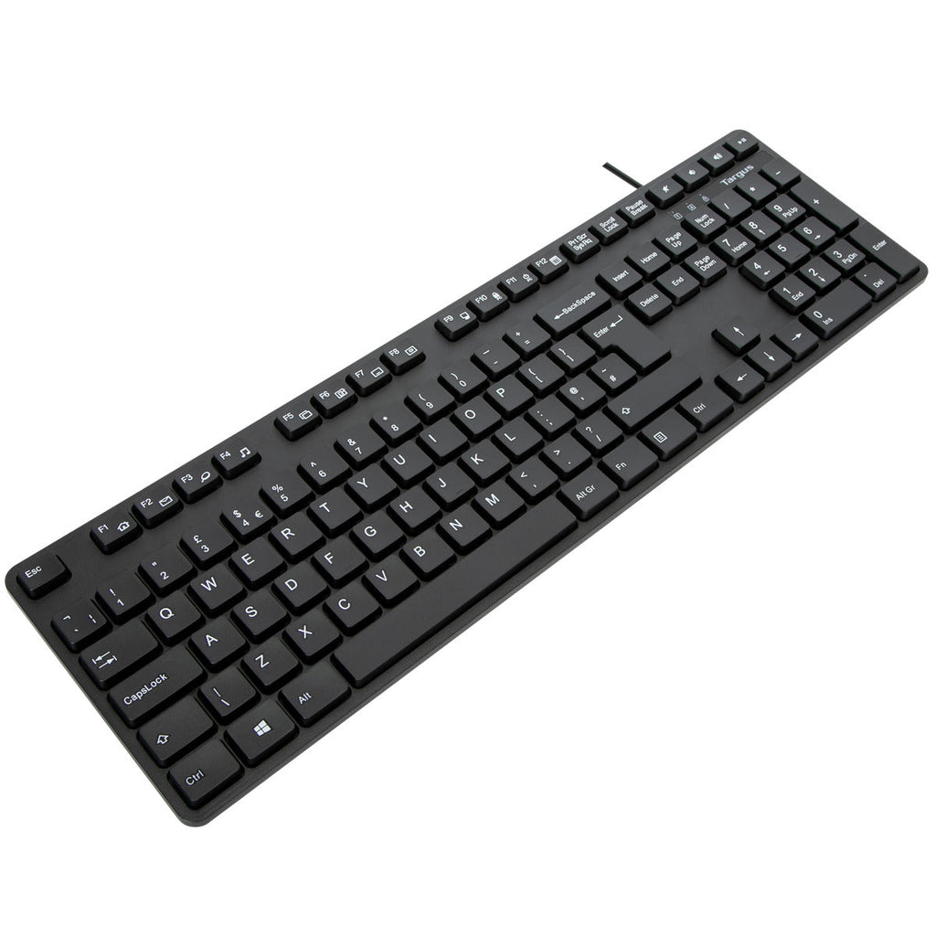 Targus Keyboards Full-size USB Wired Antimicrobial Keyboard (UK)