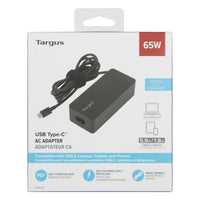 Targus Power Adapters 65W USB Type-C Charger APA107EU 5051794030730