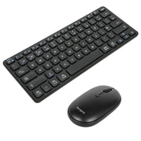Targus UK Compact Multi-Device Bluetooth® Antimicrobial Keyboard (UK) and Products Compact Multi-Device Antimicrobial Wireless Mouse Bundle