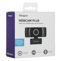 Targus Webcams Webcam Plus - Full HD 1080p Webcam with Auto Focus (includes Privacy Cover) AVC042GL 5051794036541